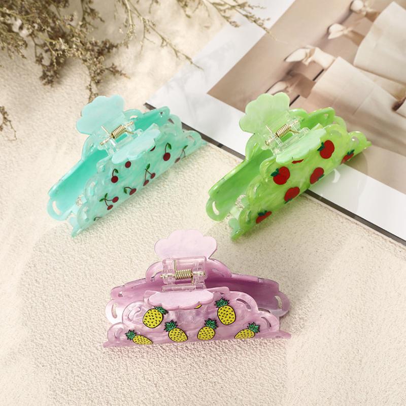 Fruit Hair Claw Clips Large Sweet Styling Accessories 1pc