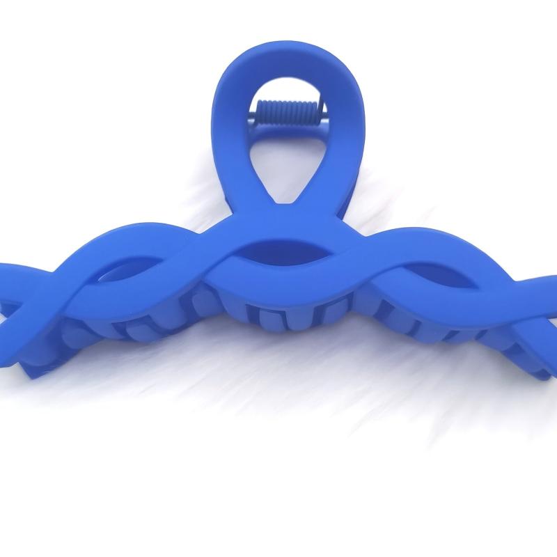 Yellow Twist Hair Claw Clip for Thick Hair