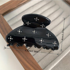 Acetate Hair Claw Clip Rhinestone Star Hair Decoration