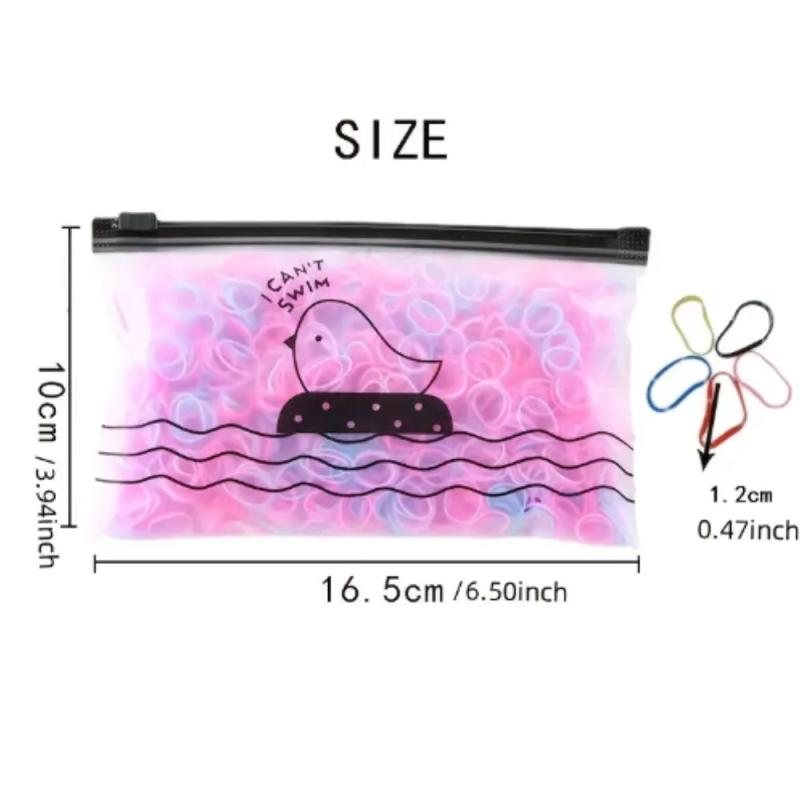 Colorful Elastic Hair Scrunchies Ponytail Holder Bands