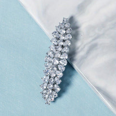 Rhinestone Hair Clip French Barrette Head Jewelry