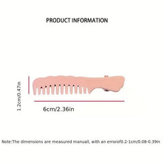 Comb Shape Hair Clip Non-slip Duck Billed Clip Hair Accessories