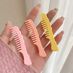 Comb Shape Hair Clip Non-slip Duck Billed Clip Hair Accessories