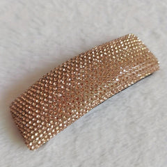 Rhinestone Snap Hair Clips Faux Diamond Bling Hair Pins
