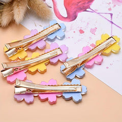 Resin Flower Hair Clip French Barrette Hair Accessories