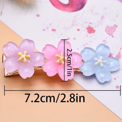 Resin Flower Hair Clip French Barrette Hair Accessories