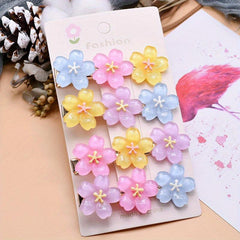 Resin Flower Hair Clip French Barrette Hair Accessories