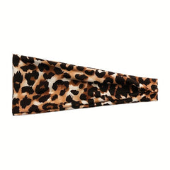 Floral Sports Sweatband Leopard Snake Headband
