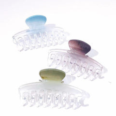 6pcs Gradient Hair Claw Transparent Hair Claw Girls Hair Accessories