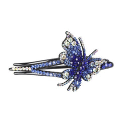 Rhinestone Butterfly Hair Claw Clip Crystal Hair Combs Female Accessories