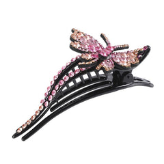 Rhinestone Butterfly Hair Claw Clip Crystal Hair Combs Female Accessories