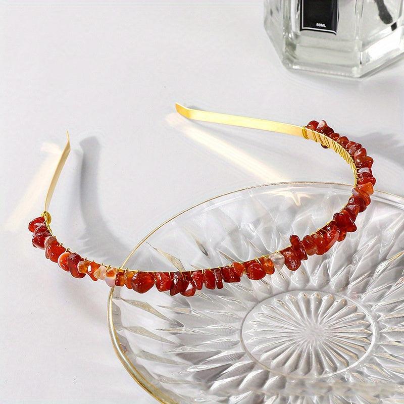 Crystal Vintage Style Headband Metal Headress Hair Accessories