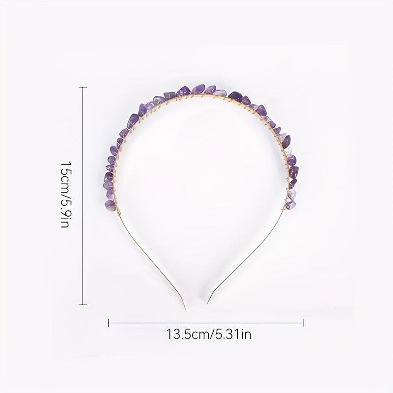 Crystal Vintage Style Headband Metal Headress Hair Accessories