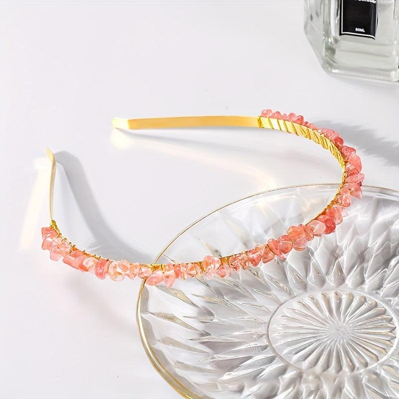 Crystal Vintage Style Headband Metal Headress Hair Accessories