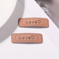 2pcs Candy Frosted Hair Clip for Women Girls