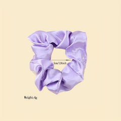 6Pcs Girls Large Hair Tie Scrunchie Elastic Bands Ponytail Hair Accessories