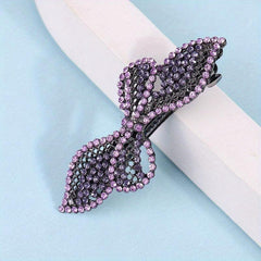 Butterfly Decor Hair Clip Rhinestone Hair Barretts Crystal Hair Clips