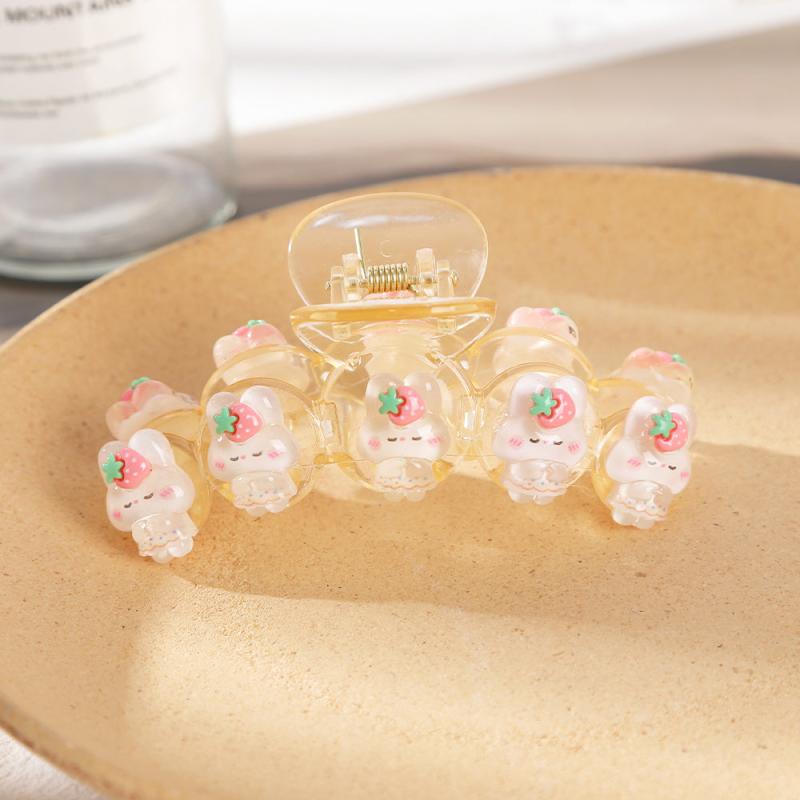 Acrylic Shark Claw Hair Claw Ponytail Holder
