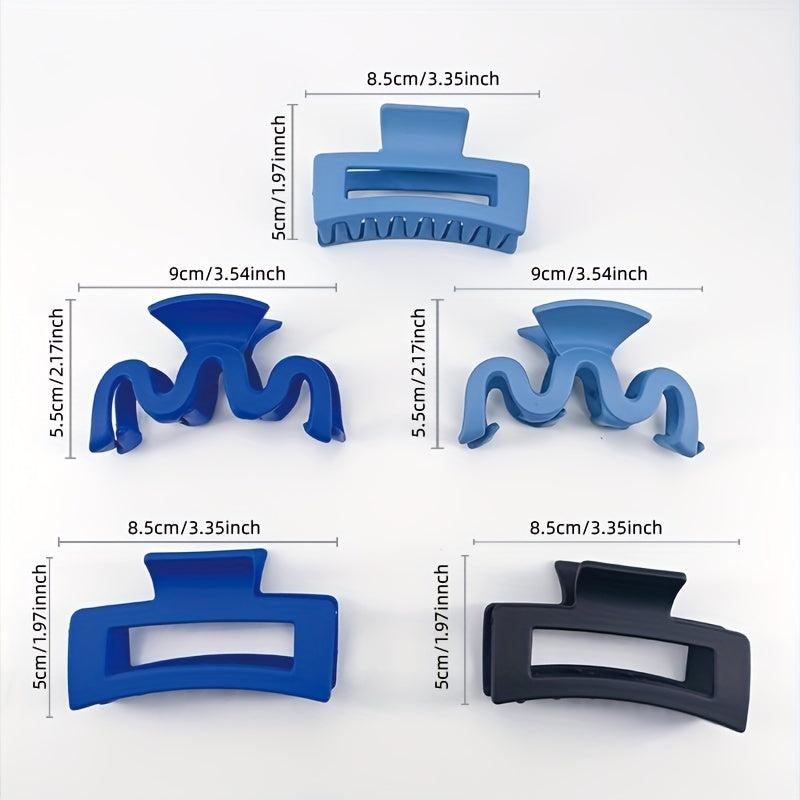 Hollow Hair Claw Solid Shark Claw Ponytail Holder Hair Accessories