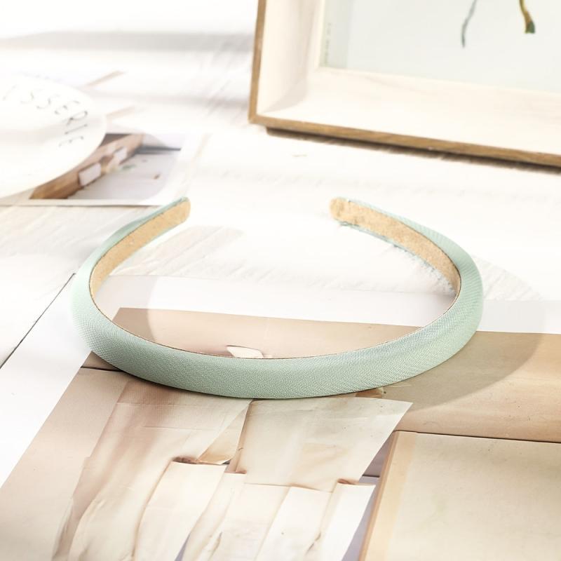 Sponge Headband Retro Style Thin Hair Hoop Non Slip Hairband For Women Girls