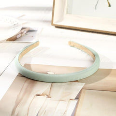 Sponge Headband Retro Style Thin Hair Hoop Non Slip Hairband For Women Girls