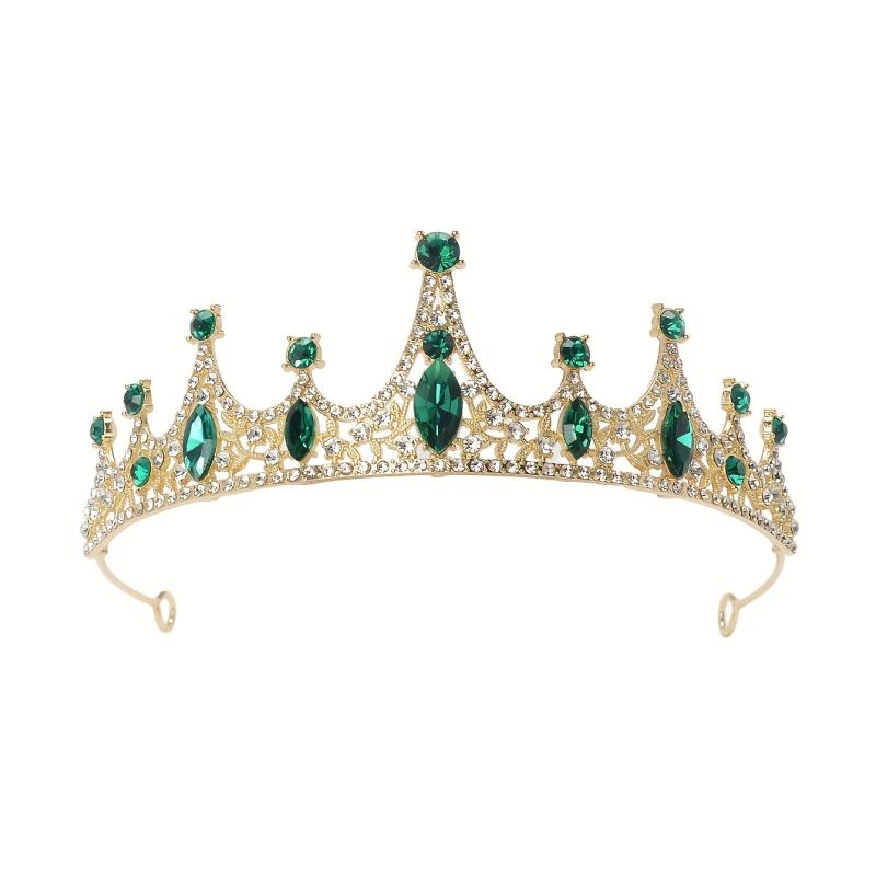 Crystal Bridal Tiara Crown Bride Headband Wedding Hair Jewelry