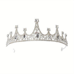 Crystal Bridal Tiara Crown Bride Headband Wedding Hair Jewelry