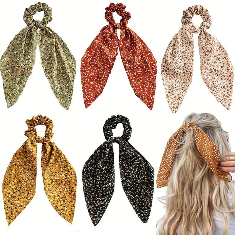 Boho Style Ribbon Hair Tie Ponytail Scarf Hair Rope Headdress