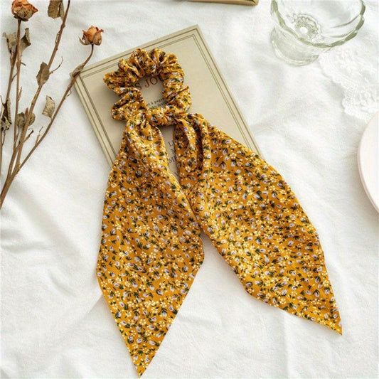 Boho Style Ribbon Hair Tie Ponytail Scarf Hair Rope Headdress