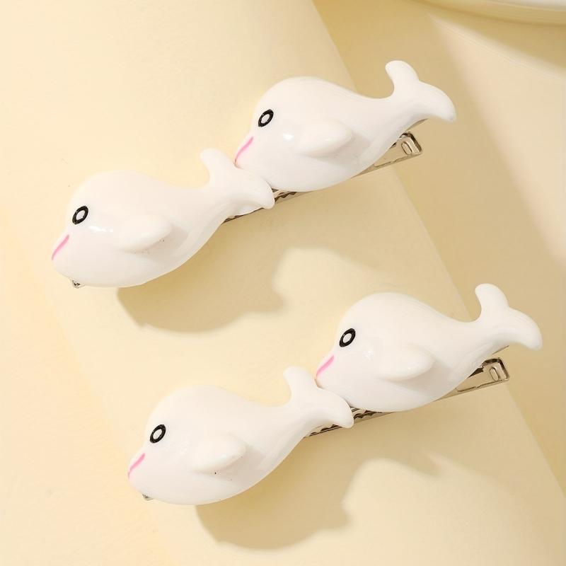 Whale Hair Clips Set for Women Girls