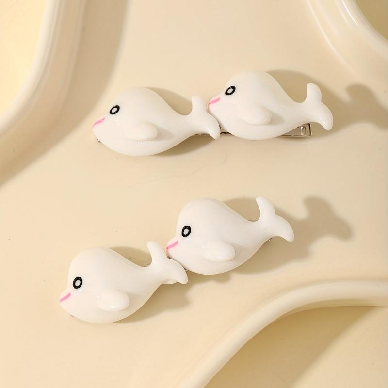 Whale Hair Clips Set for Women Girls