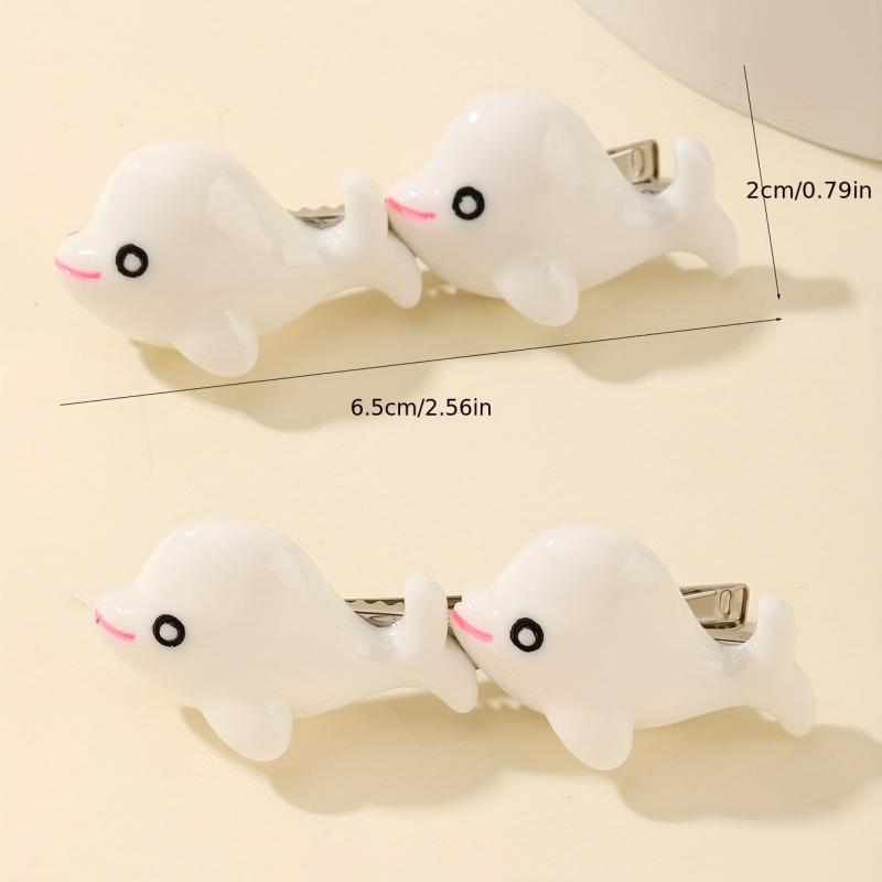 Whale Hair Clips Set for Women Girls