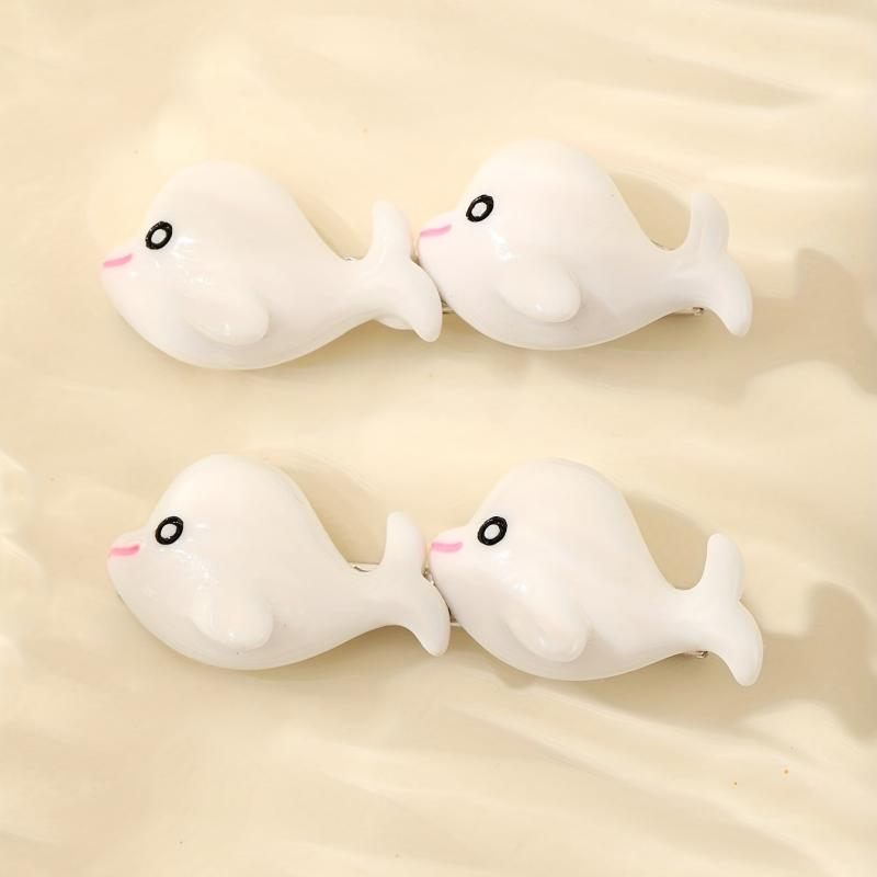 Whale Hair Clips Set for Women Girls