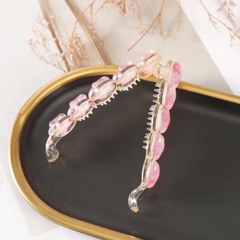 Sweet Banana Hair Clip Heart Shape Hair Styling Tool Hair Accessories