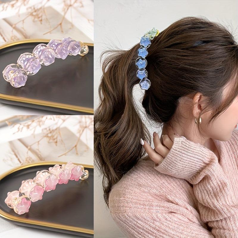 Sweet Banana Hair Clip Heart Shape Hair Styling Tool Hair Accessories
