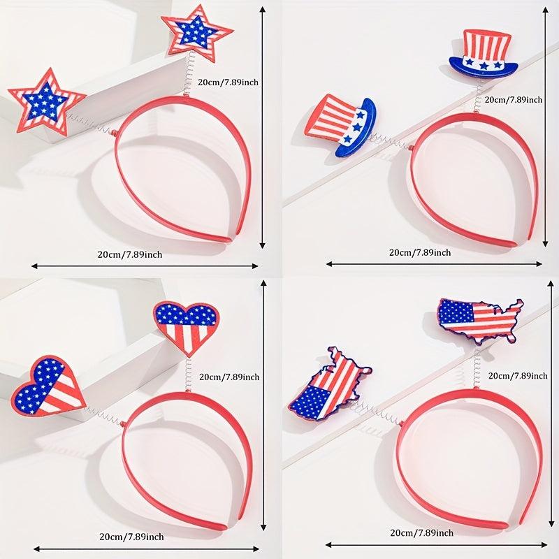 American Flag Headband Independence Hair Accessories