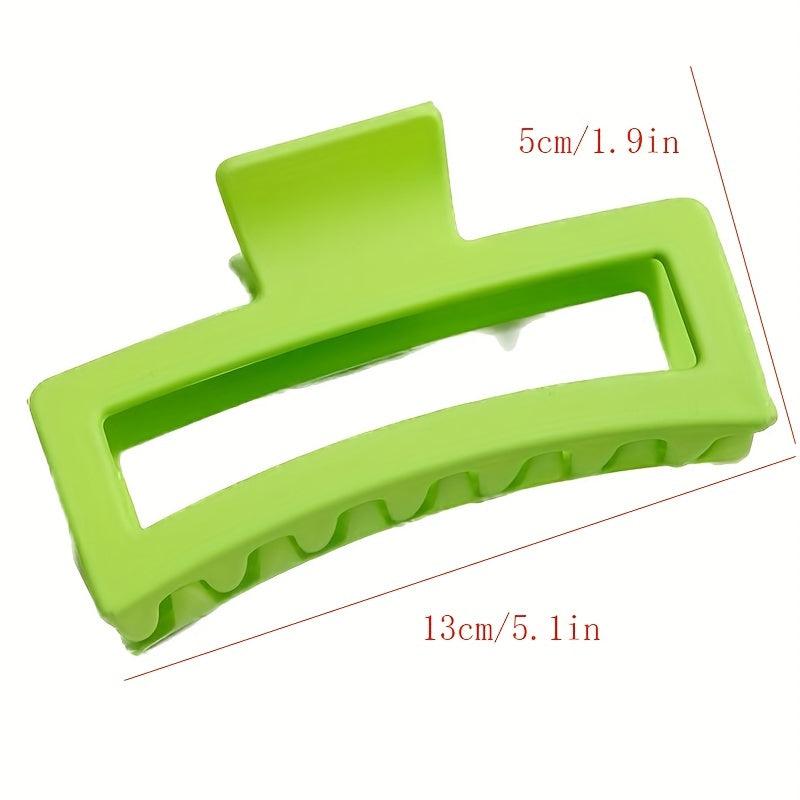 Shark Claw Large Size Matte Hair Claw Style Hair Accessory