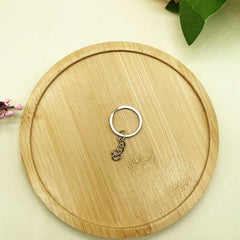 20pcs Bulk Keychain DIY Accessories Split Keyrings With Link Chain