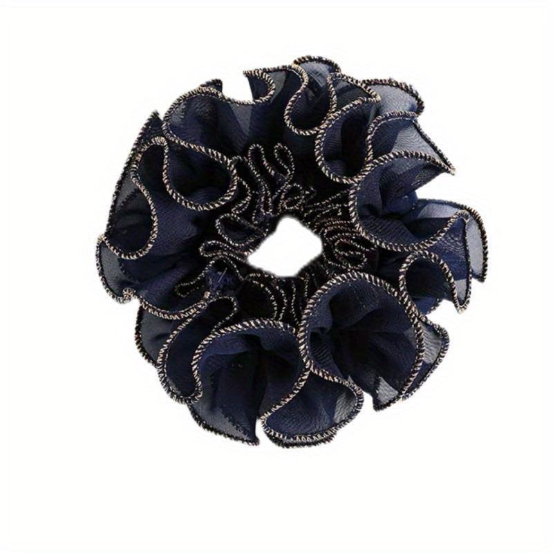 Solid Mesh Hair Rope Ponytail Holder Hair Accessories For Women