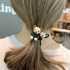 Metal Knot Hair Tie for Women - Bear Rubber Band Hair Rope