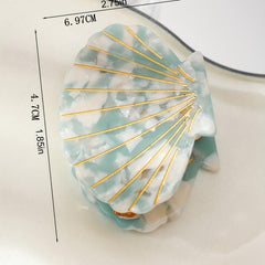 Acetic Shell Hair Claw Non-slip Back Head Clip Hair Accessories for Women