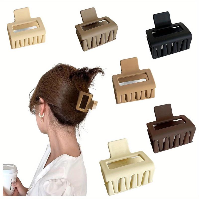 6pcs Hollow Shark Claw Hair Clips Hair Accessories Women