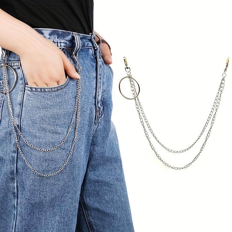 Pants Chain Lobster Clasps Punk Style Jeans Trousers Decoration