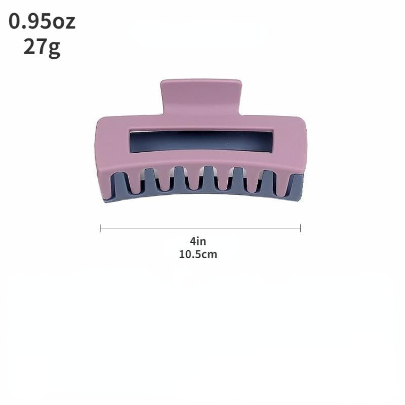 Matte Solid Hair Claw Shark Claw Style Hair Accessories