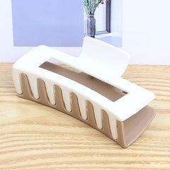 Matte Solid Hair Claw Shark Claw Style Hair Accessories