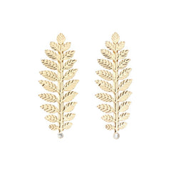 2 Pcs Golden Leaf Hair Clips for Greek Goddess Costumes