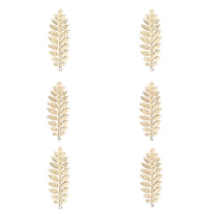 2 Pcs Golden Leaf Hair Clips for Greek Goddess Costumes
