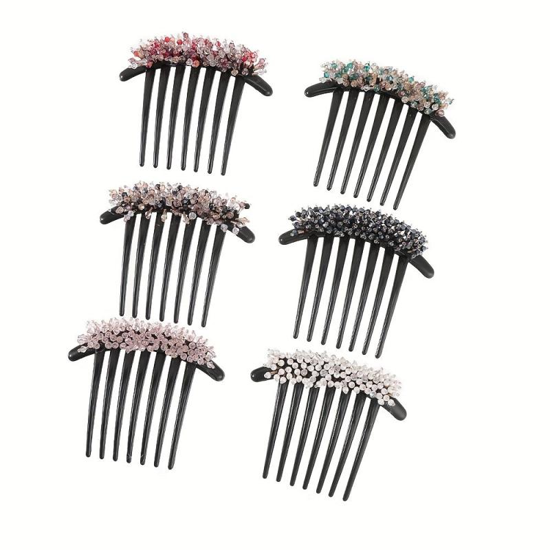 Crystal Hair Comb Head Jewelry Hair Accessories Insert Comb
