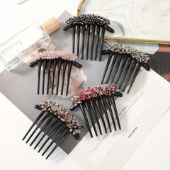 Crystal Hair Comb Head Jewelry Hair Accessories Insert Comb