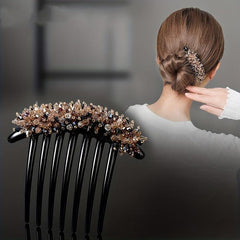 Crystal Hair Comb Head Jewelry Hair Accessories Insert Comb